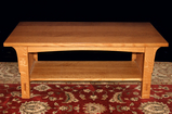 craftsman spindle coffee table